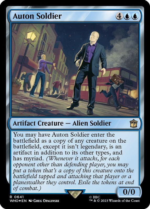 Auton Soldier (Surge Foil) - 641 - Rare