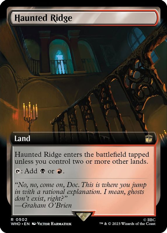 Haunted Ridge (Extended Art) - 502 - Rare