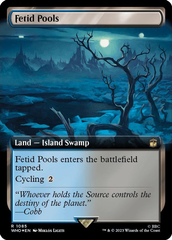 Fetid Pools (Extended Art) (Surge Foil) - 1085 - Rare