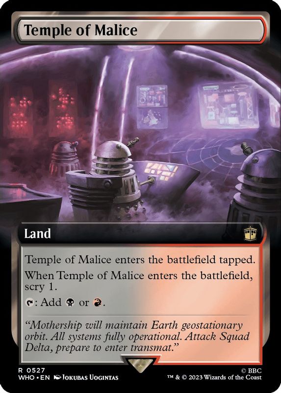 Temple of Malice (Extended Art) - 527 - Rare