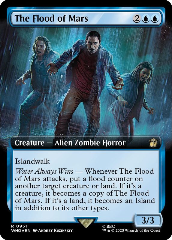 The Flood of Mars (Extended Art) (Surge Foil) - 951 - Rare