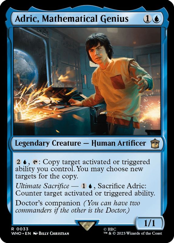 Adric, Mathematical Genius - 33 - Rare