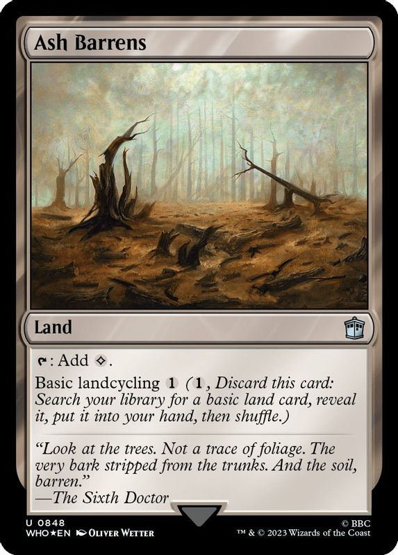 Ash Barrens (Surge Foil) - 848 - Uncommon