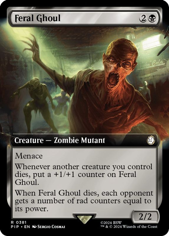 Feral Ghoul (Extended Art) - 381 - Rare