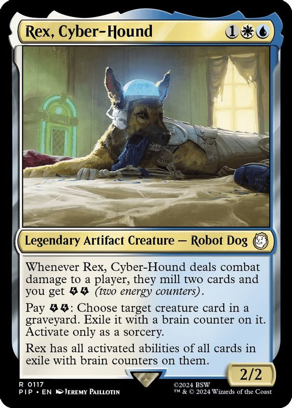 Rex, Cyber-Hound - 117 - Rare