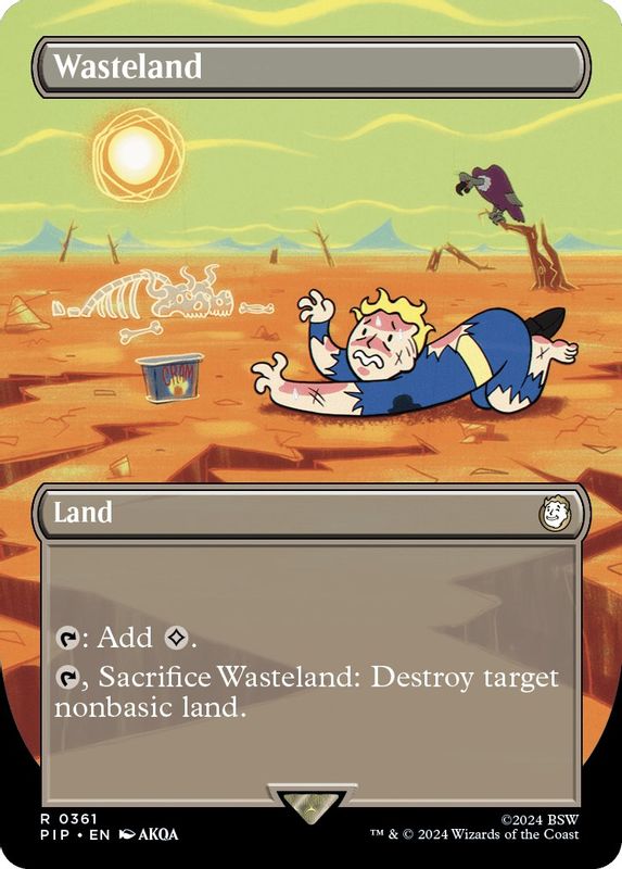 Wasteland (Borderless) - 361 - Rare