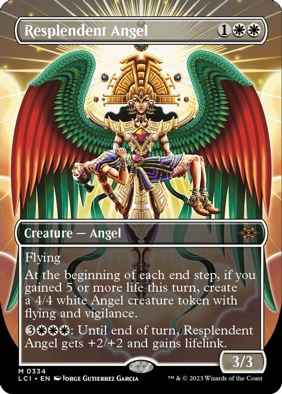 Resplendent Angel (Borderless) - 334 - Mythic