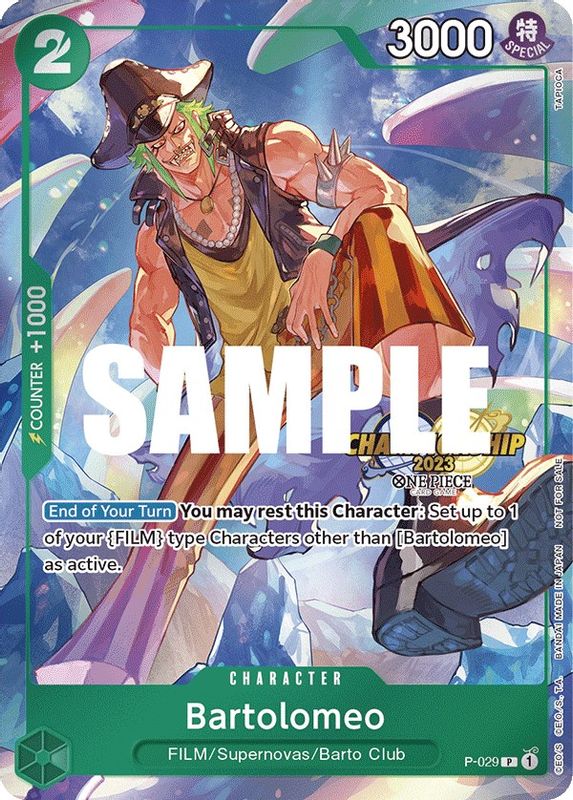 Bartolomeo (CS 2023 Event Pack) - P-029 - Promo