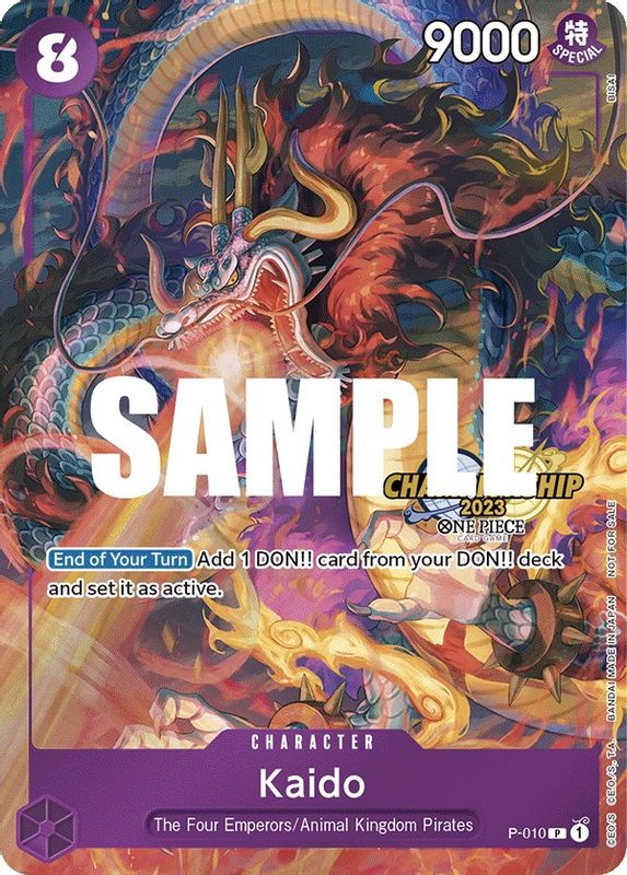 Kaido (CS 2023 Celebration Pack) - P-010 - Promo