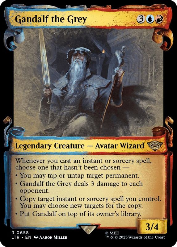 Gandalf the Grey (Showcase Scrolls) - 658 - Rare