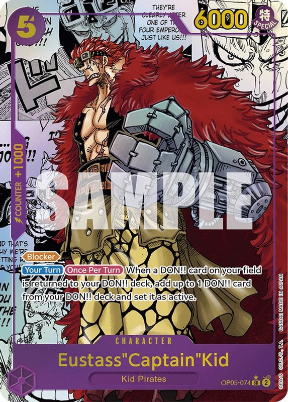 Eustass"Captain"Kid (Alternate Art) - OP05-074 - Super Rare