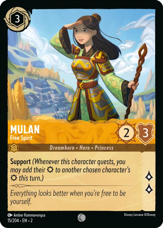 Mulan - Free Spirit - 15/204 - Common