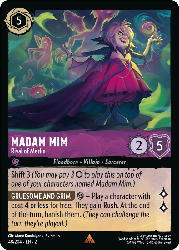 Madam Mim - Rival of Merlin - 48/204 - Rare