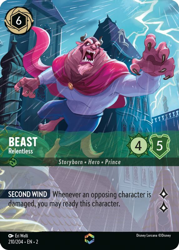 Beast - Relentless (Alternate Art) - 210/204 - Enchanted