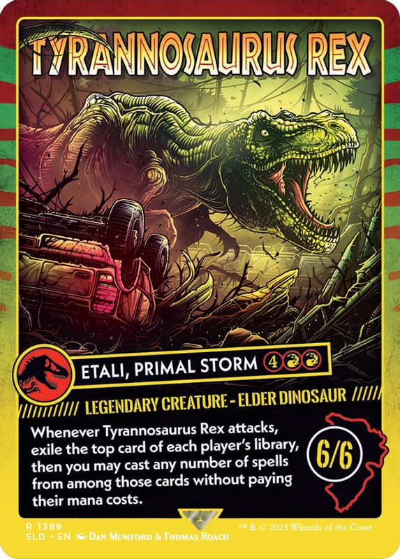 Tyrannosaurus Rex - Etali, Primal Storm - 1389 - Rare