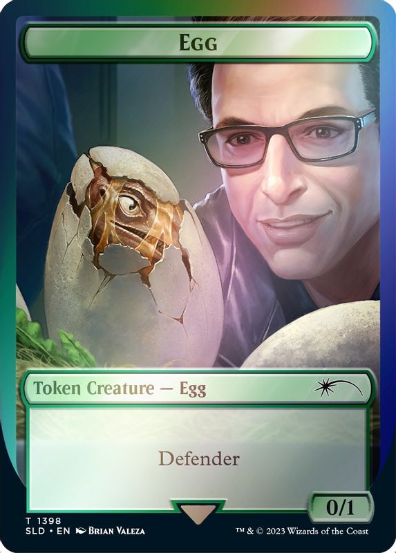 Egg Token (Rainbow Foil) - 1398 - Token