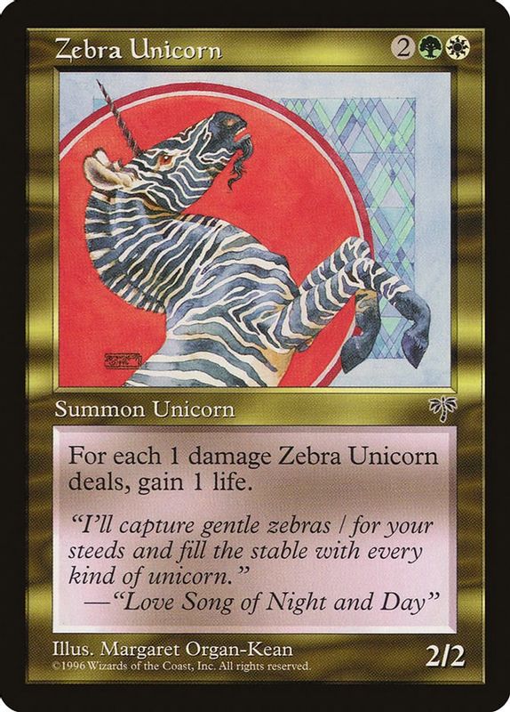 Zebra Unicorn - Uncommon