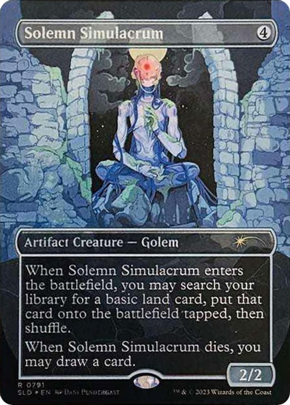 Solemn Simulacrum (0791) (Galaxy Foil) - 791 - Rare