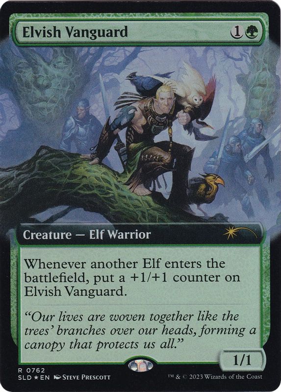 Elvish Vanguard (Extended Art) - 762 - Rare