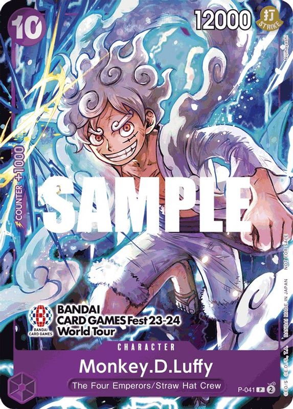 Monkey.D.Luffy (041) (BANDAI CARD GAMES Fest 23-24 World Tour) - P-041 - Promo