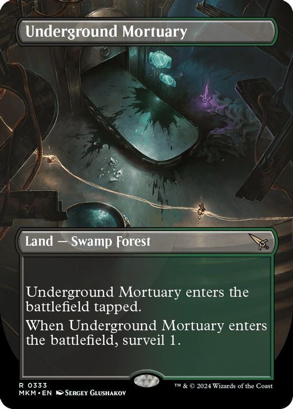 Underground Mortuary (Borderless) - 333 - Rare