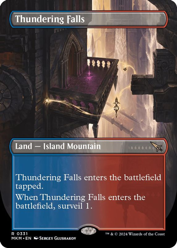 Thundering Falls (Borderless) - 331 - Rare (Pre-Order)