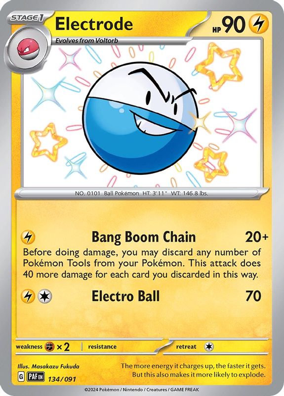 Electrode - 134/091 - Shiny Rare