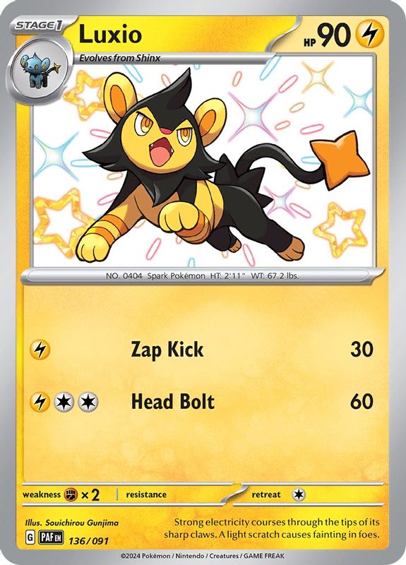 Luxio - 136/091 - Shiny Rare