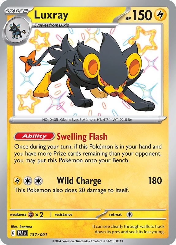 Luxray - 137/091 - Shiny Rare