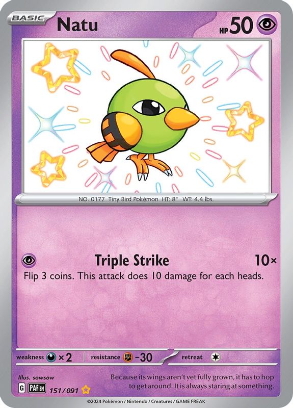 Natu - 151/091 - 151/091 - Shiny Rare