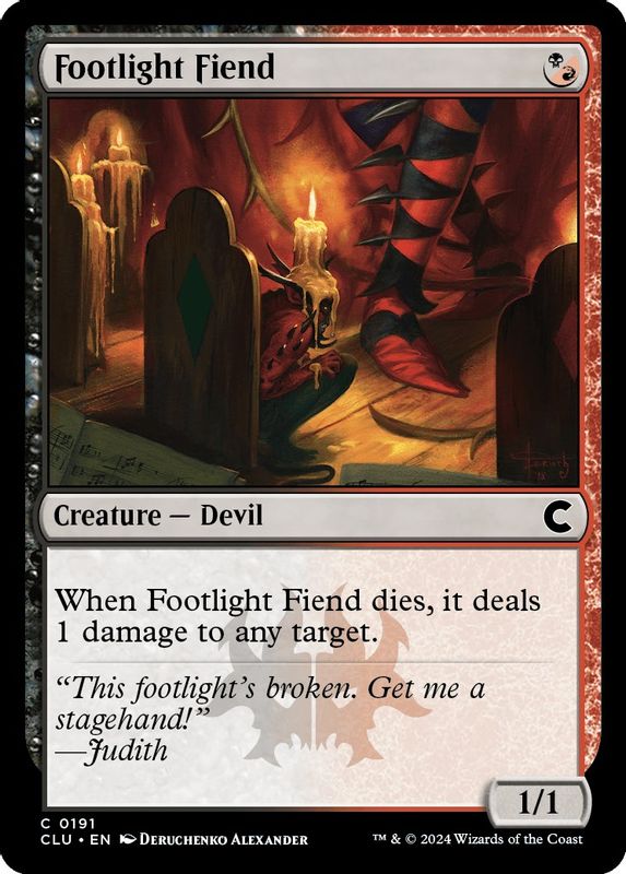 Footlight Fiend - 191 - Common