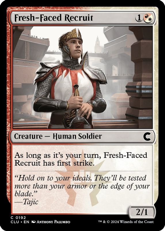 Fresh-Faced Recruit - 192 - Common