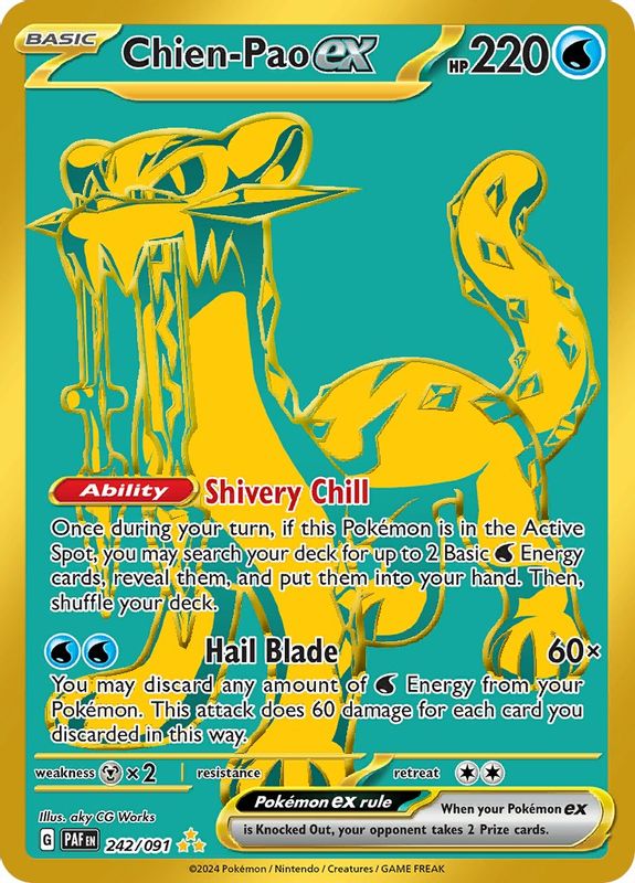 Chien-Pao ex - 242/091 - Hyper Rare