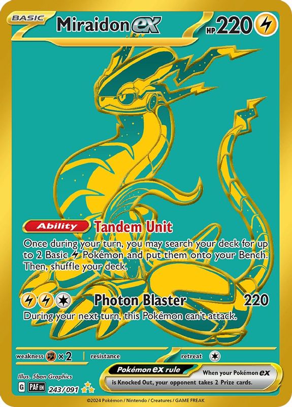 Miraidon ex - 243/091 - Hyper Rare