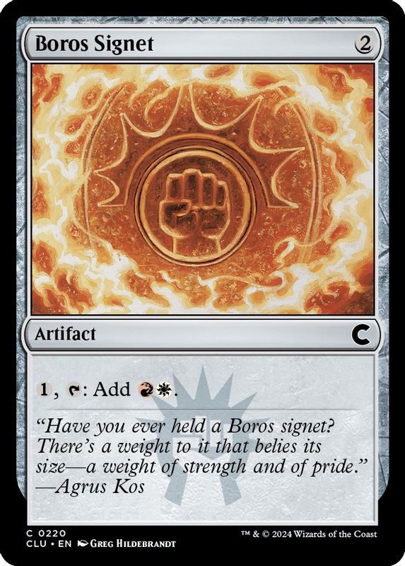 Boros Signet - 220 - Uncommon