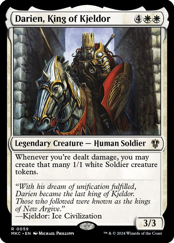 Darien, King of Kjeldor - 59 - Rare