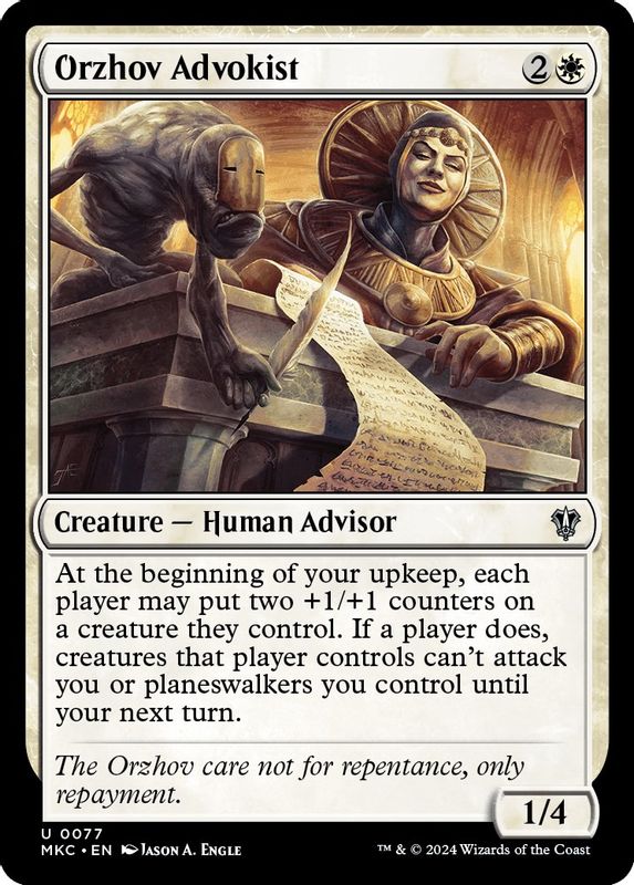 Orzhov Advokist - 77 - Uncommon