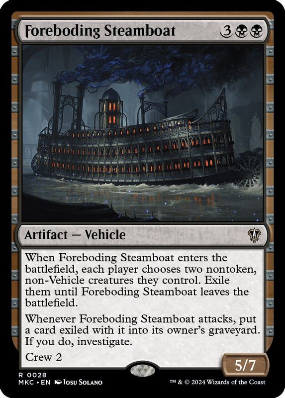 Foreboding Steamboat - 28 - Rare