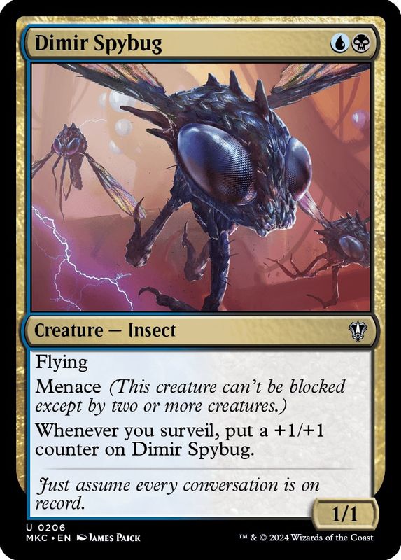 Dimir Spybug - 206 - Uncommon