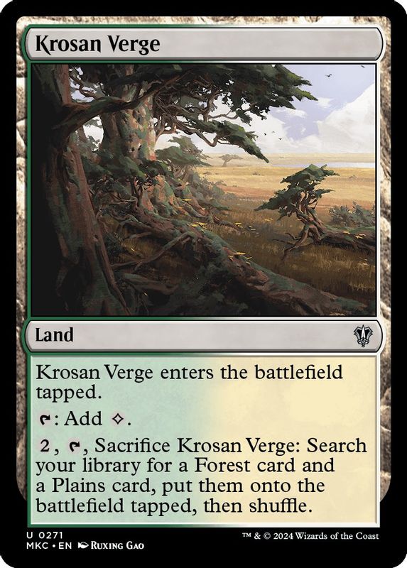 Krosan Verge - 271 - Uncommon