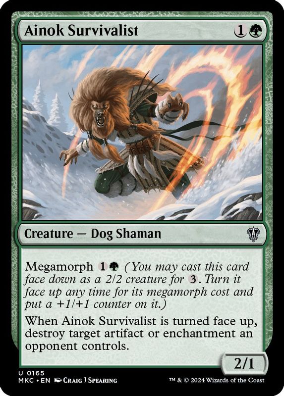 Ainok Survivalist - 165 - Uncommon