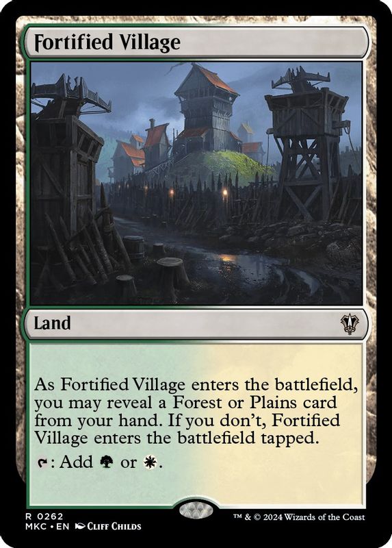 Fortified Village - 262 - Rare