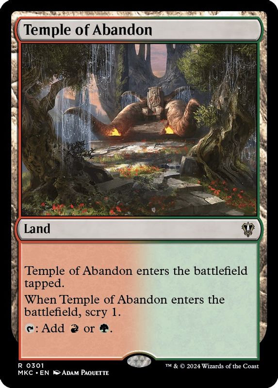 Temple of Abandon - 301 - Rare