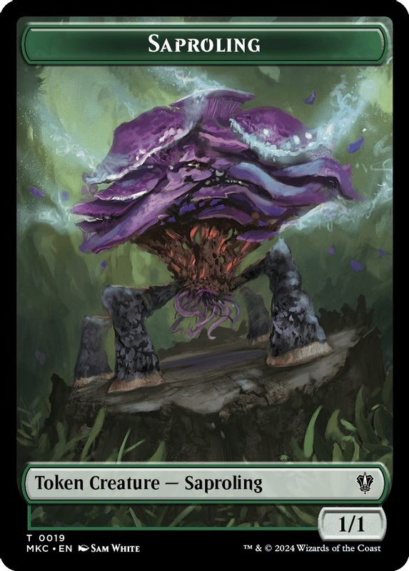 Saproling // Morph Double-Sided Token - 19 // 30 - Token