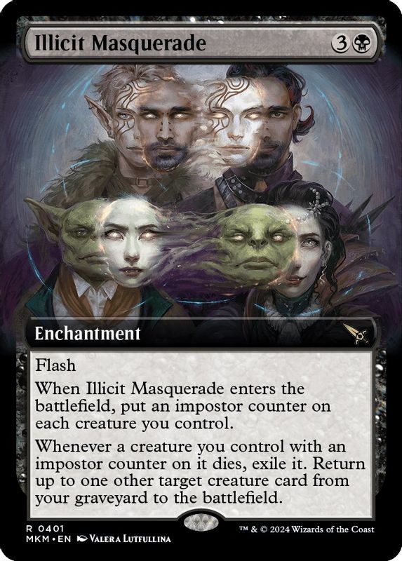 Illicit Masquerade (Extended Art) - 401 - Rare