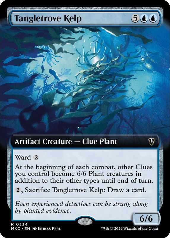 Tangletrove Kelp (Extended Art) - 334 - Rare