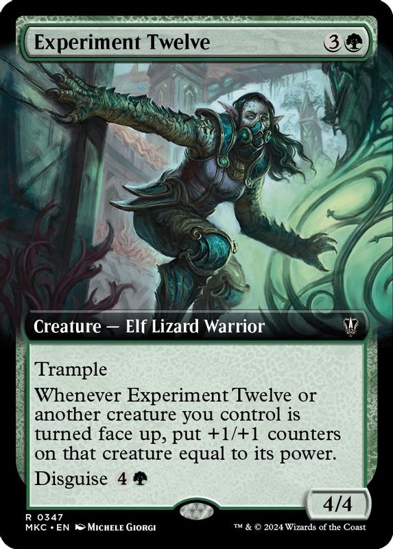 Experiment Twelve (Extended Art) - 347 - Rare