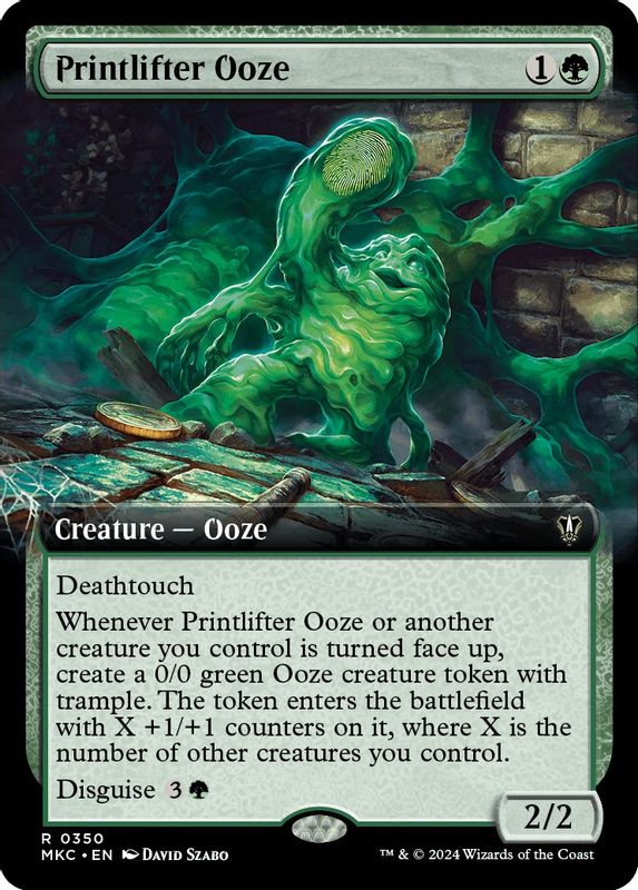 Printlifter Ooze (Extended Art) - 350 - Rare