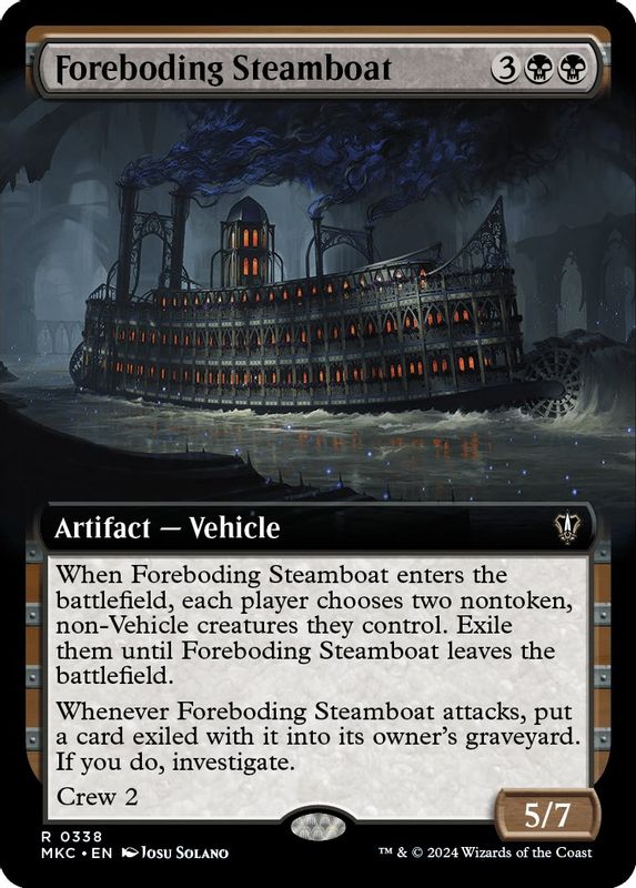 Foreboding Steamboat (Extended Art) - 338 - Rare