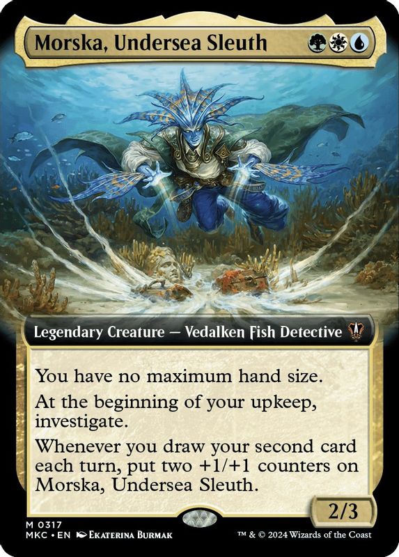 Morska, Undersea Sleuth (Extended Art) - 317 - Mythic